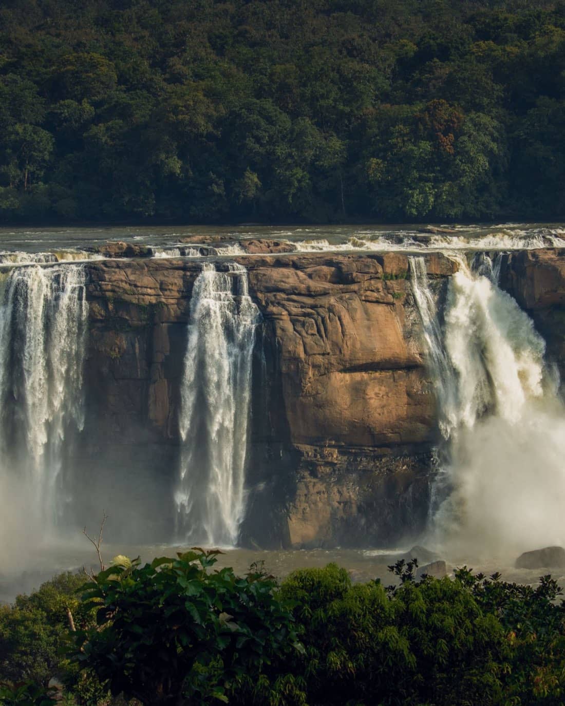 Beside India's most iconic waterfall.
