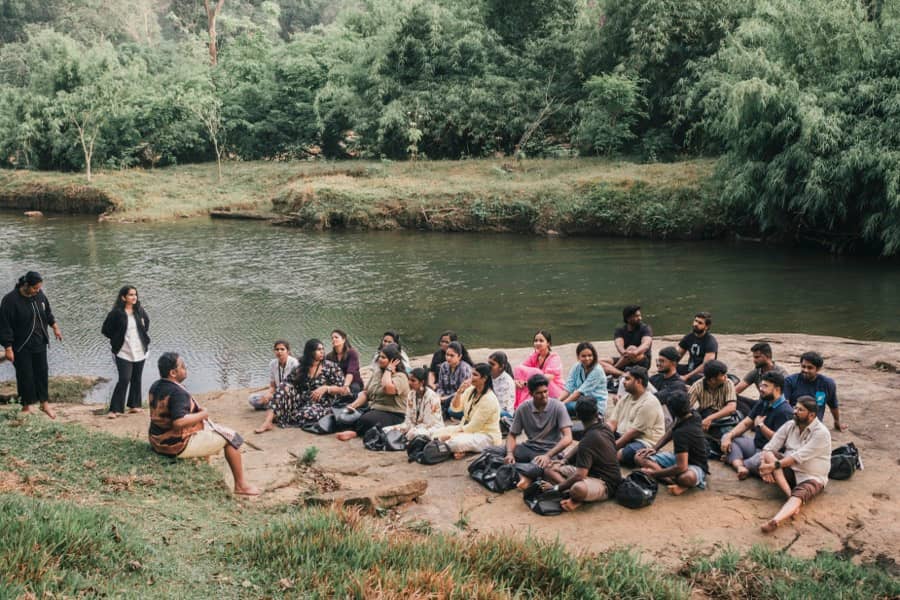 Riverside circle, Athirappilly — GOAT Mastermind residency